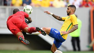 Brazil draw with S. Africa 0-0 at men's group A match for Olympics