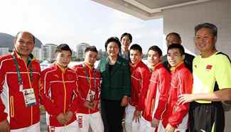 Chinese vice premier visits athletes