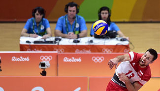Poland beats Iran in men's preliminary match of volleyball