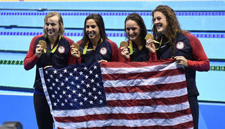 U.S. claims title of women's 4x200m freestyle relay final