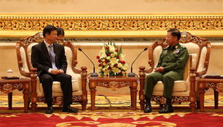 Myanmar's Commander-in-Chief of Defense Services meets CPC official