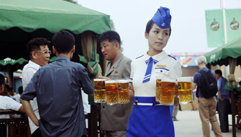 Pyongyang opens 1st Taedonggang beer festival