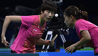 China beats DPRK 3-0 during women's team quarterfinal of Table Tennis at Olympic Games
