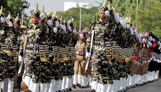 Full dress rehearsal for Independence Day performance held in India