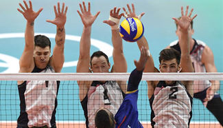 U.S. beats France in men's volleyball preliminary match