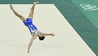 British Whitlock wins floor exercise final at Rio Olympics