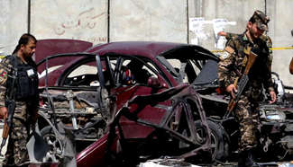 Three Afghans injured in bomb attack in central Kabul