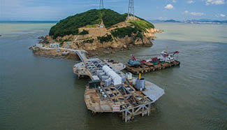 Tidal power generator starts to producing electricity in E China