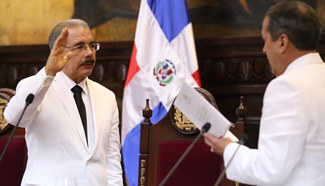 Medina attends swearing-in ceremony in Dominican Republic