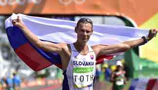 Toth wins Slovakia's first ever Olympic athletics gold medal