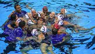 U.S. wins gold medal of women's Water Polo at Rio Olympics