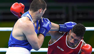 James Victor Tony Yoka wins men's super heavy semifinal of Boxing