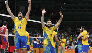 Brazil set up men's volleyball final clash with Italy