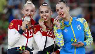 Russia makes one-two finish in rhythmic gymnastics individual at Rio Olympics