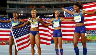 U.S. win sixth straight women's 4x400m Olympic gold
