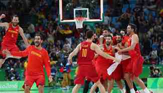 Spain wins men's bronze medal game of Basketball at Rio Olympics