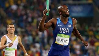 U.S. grab Olympic gold in men's 4x400m relay