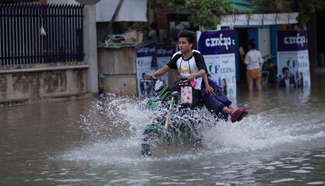 Flood hits Myanmar