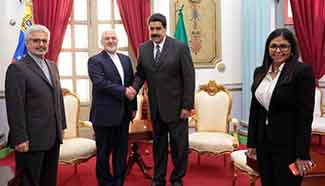 Venezuelan president meets Iranian FM in Caracas