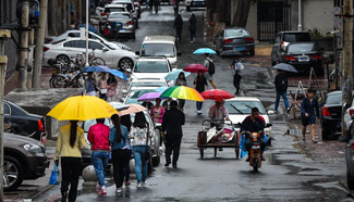 Blue alert issued for rainstorms in NE China