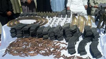 Huge amount of weapons, ammunitions seized in Pakistan's Quetta