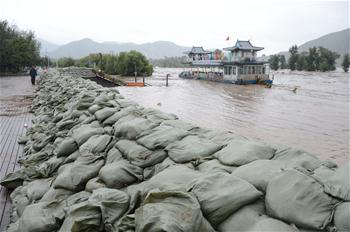 Typhoon Lionrock brings heavy rain in NE China