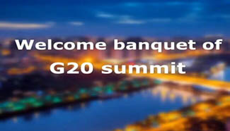 Video: Welcome banquet of G20 summit