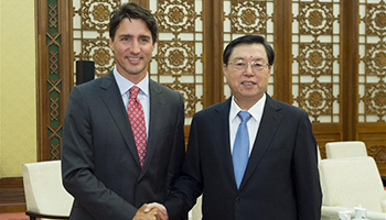 China's top legislator meets Canadian PM