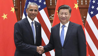 China, US presidents meet ahead of summit