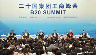 Symposia held during B20 summit in Hangzhou