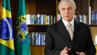 Temer delivers radio and television speech