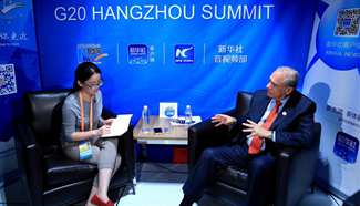 OECD Secretary-General receives interview with Xinhua in Hangzhou