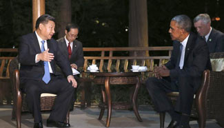 President Xi meets with Obama