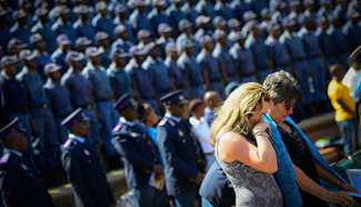 South Africa holds commemoration for 40 deceased police officers