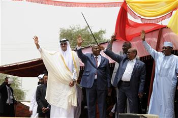 Qatari Emir Sheikh Tamim bin Hamad Al Thani visits Sudan
