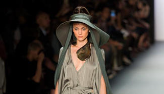 Models display creations during New York Fashion Week