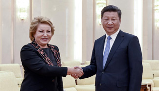 Xi Jinping meets Russian Federation Council chief