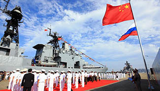 China, Russia ready for joint navy drill in South China Sea