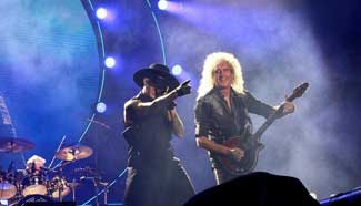 Performance of Queen + Adam Lambert held in Israel