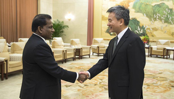 Vice chairman of CPPCC National Committee meets Sri Lankan guest
