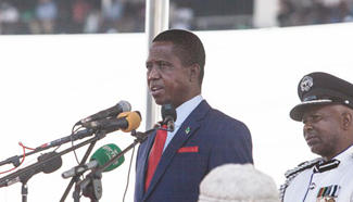 Zambia's president-elect inaugurated