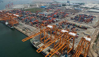 Aerial view of Qinzhou bonded port
