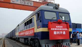 Pic story: Cargo trains open new channel for China, Europe exchanges