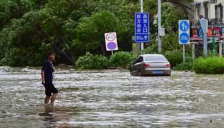 Powerful storm lands on China's southeastern coast