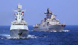 Day Three of China-Russia naval drill in South China Sea