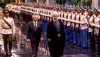 Iranian president visits Cuba to boost cooperation