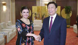 Chinese VP meets foreign leaders