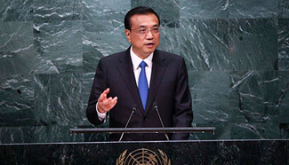 Li Keqiang speaks at General Debate