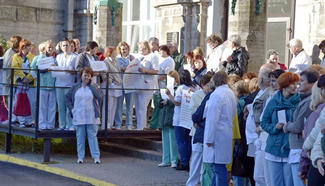 Doctors and nurses participate in warning strike in Estonia