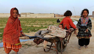 In pics: Afghan displaced children in Kandahar